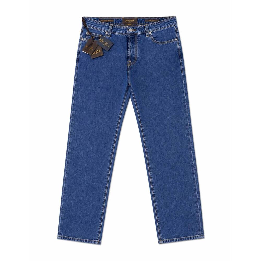 NEW MOORER men's pavel jeans in light denim